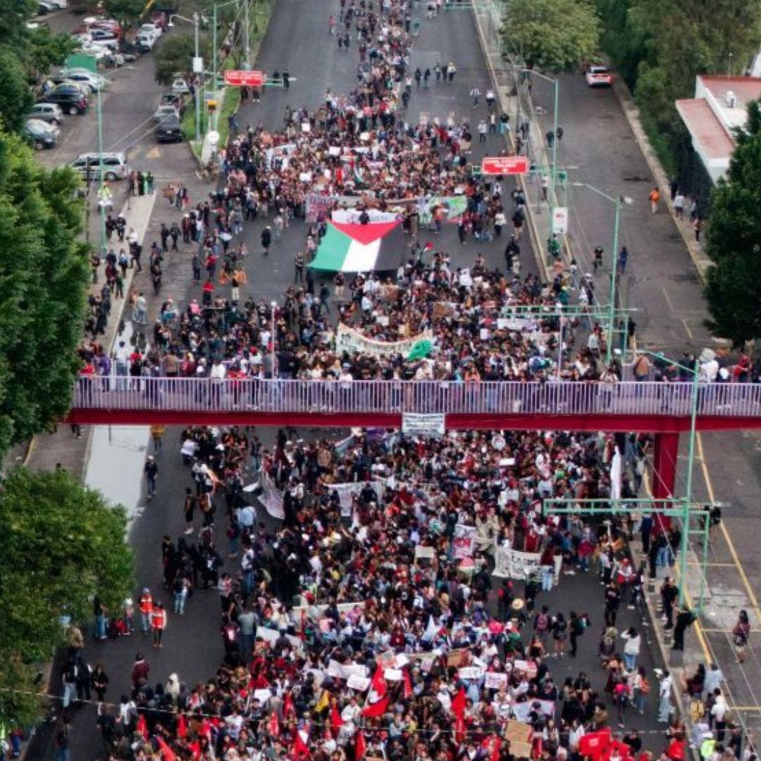 Marcha en la Ciudad de México.